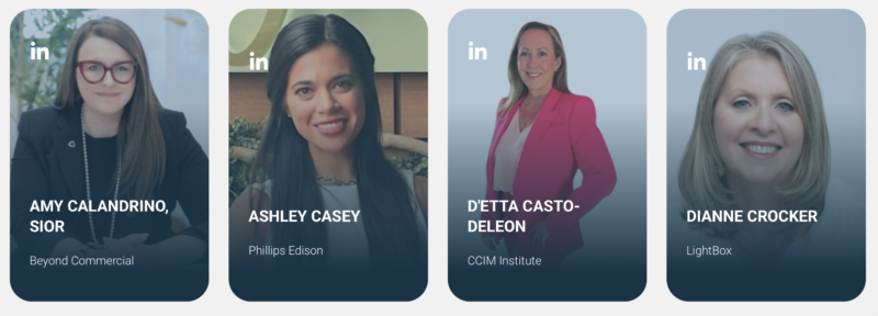 Women featured on the CREi Summit Top Women of Influence