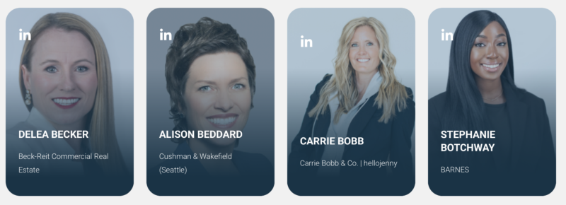 Women featured in the CREi Summit, Top Women of Influence this year